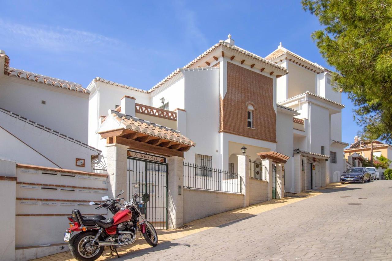 Apt Nerja Chimenea With Ocean View, A/C, & Fiber Lägenhet Exteriör bild